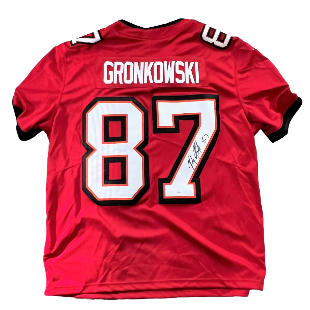 Shop Rob Gronkowski Tampa Bay Buccaneers Signed Nike Limited Red NFL Jersey