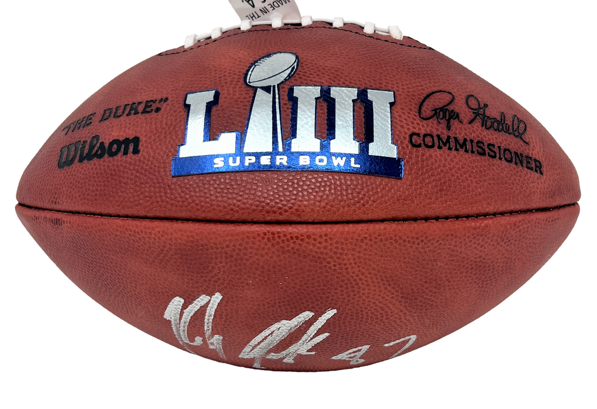 New England Patriots Super Bowl LIII (53) Signed Football – All In  Autographs