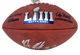 Rob Gronkowski New England Patriots Signed Official SB LIII Football JSA