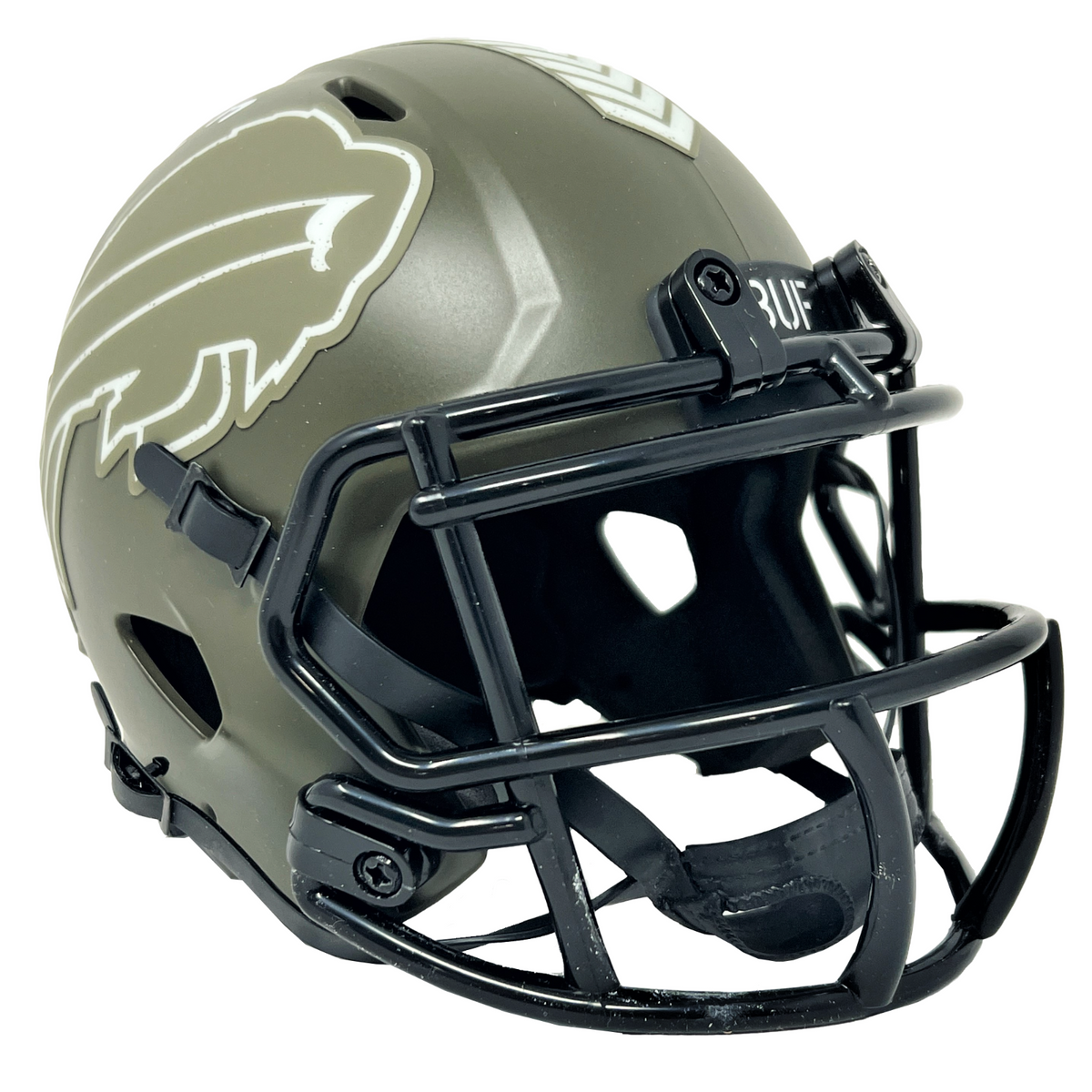 Josh Allen Buffalo Bills Autographed Salute to Service Mini Helmet – Sports- Autographs.com