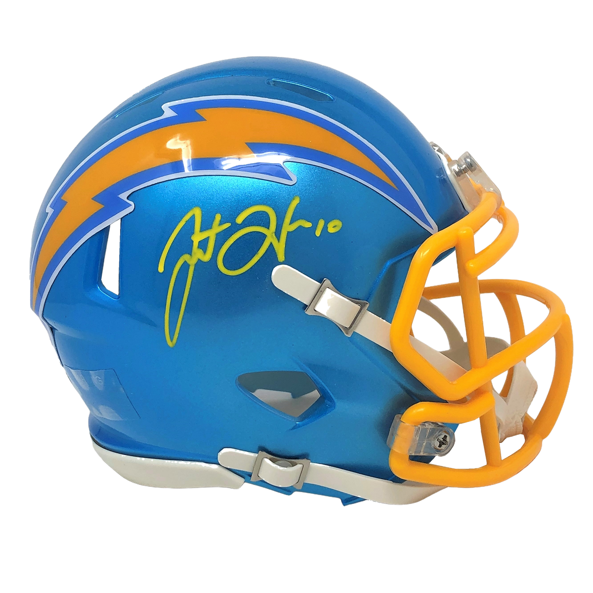 Justin Herbert Signed Las Vegas Pro Bowl Mini-Helmet w/ "2022