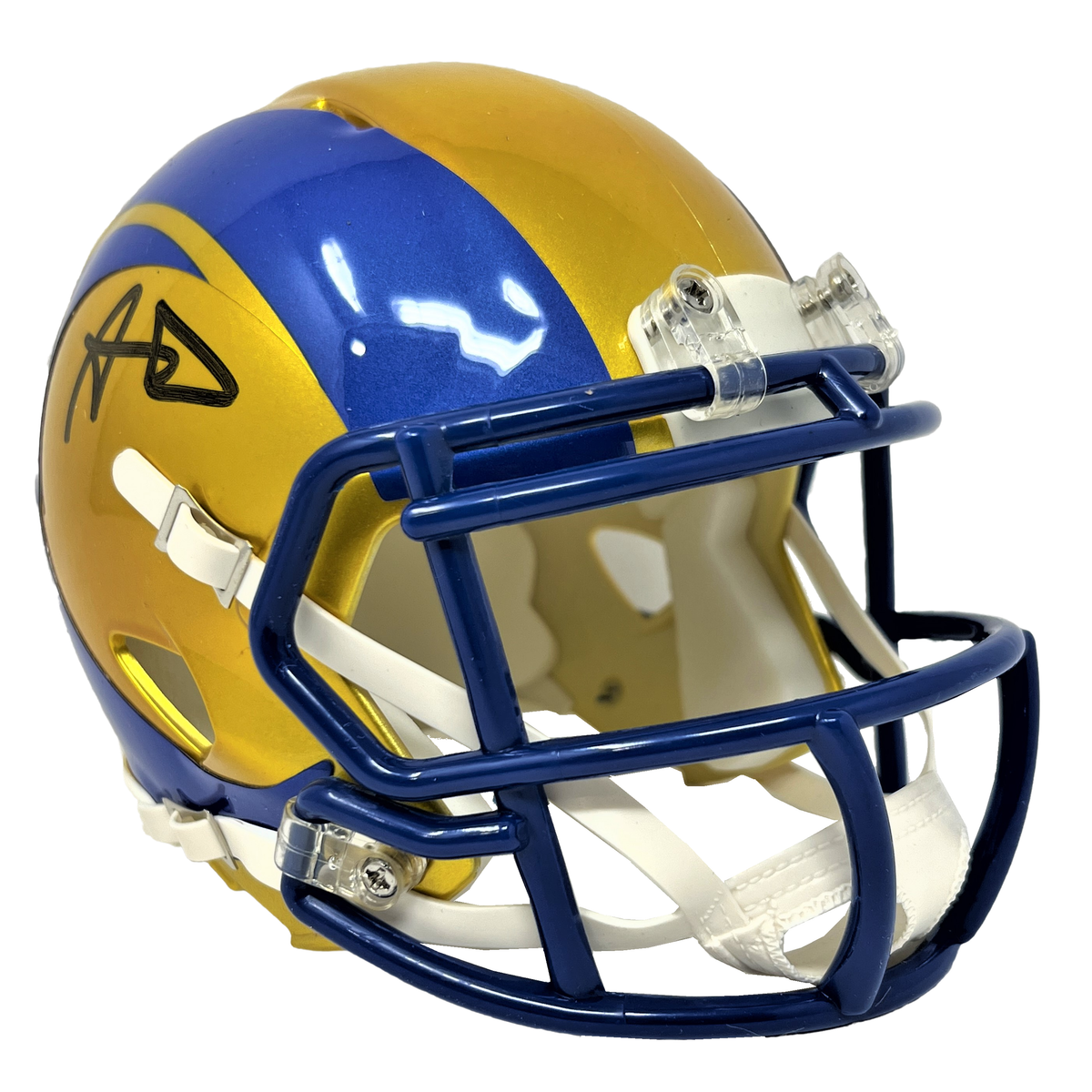 Aaron Donald Los Angeles Rams Signed Riddell Lunar Mini Helmet JSA Wit –  Diamond Legends Online