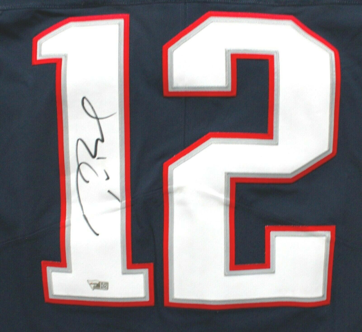 Press Pass Collectibles Patriots Tom Brady Authentic Signed Navy Blue Nike Elite Jersey Fanatics