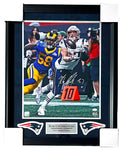 Rob Gronkowski Patriots Signed Super Bowl LIII 16x20 Matted & Framed Photo JSA