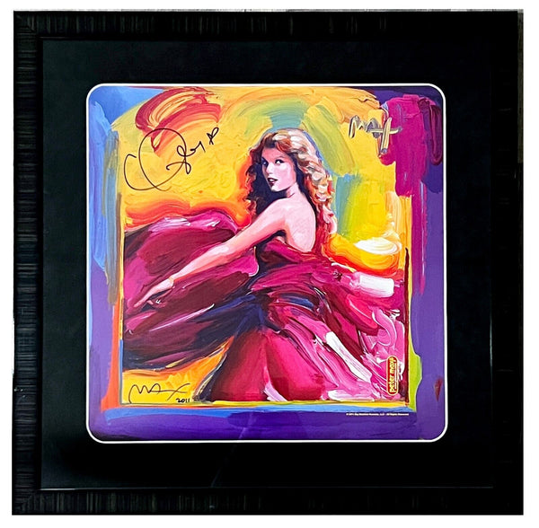 Taylor Swift and Artist Peter Max Signed Limited Edition