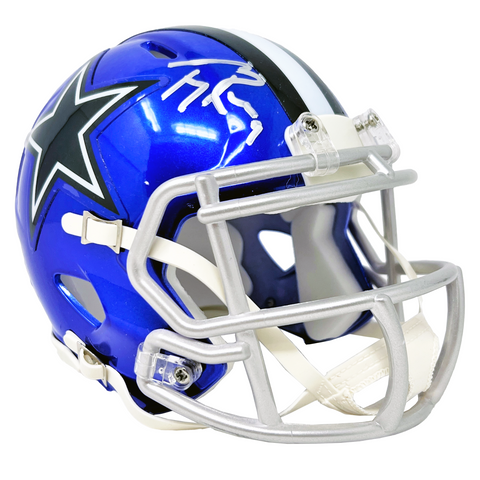 Tony Romo Dallas Cowboys Signed Riddell Flash Mini Helmet BAS Beckett