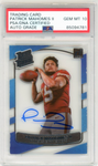 2022 Donruss Clearly Rated Rookie Patrick Mahomes RC PSA/DNA Auto GEM MINT 10