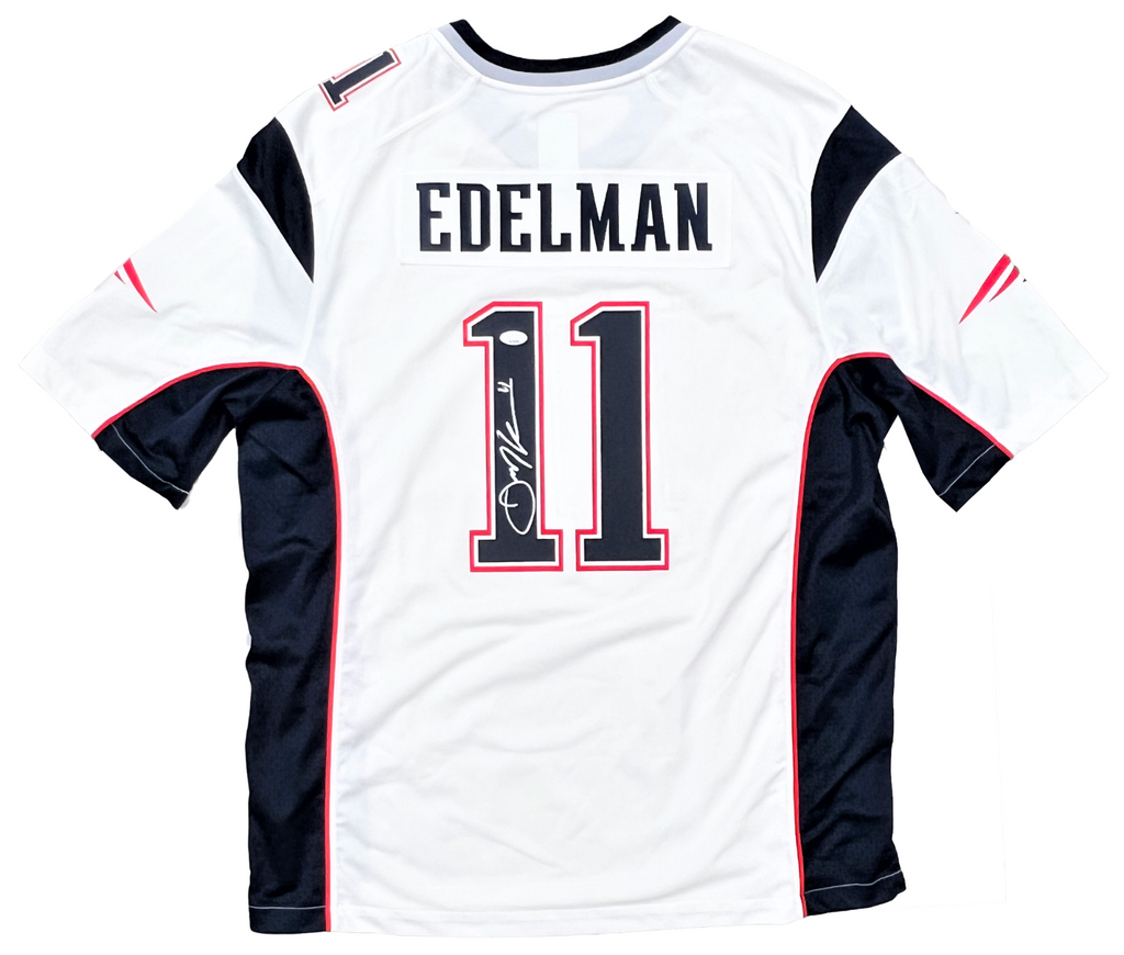 Nike Men's New England Patriots Julian Edelman #11 White Game Jersey