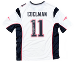 Julian Edelman New England Patriots Signed Authentic White Nike Game Jersey JSA