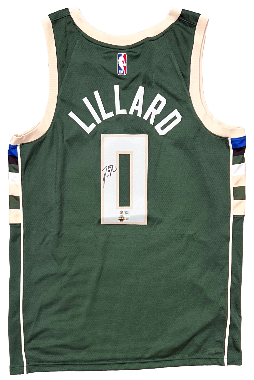 DAMIAN LILLARD Signed Portland Trail Blazers NBA Jersey +