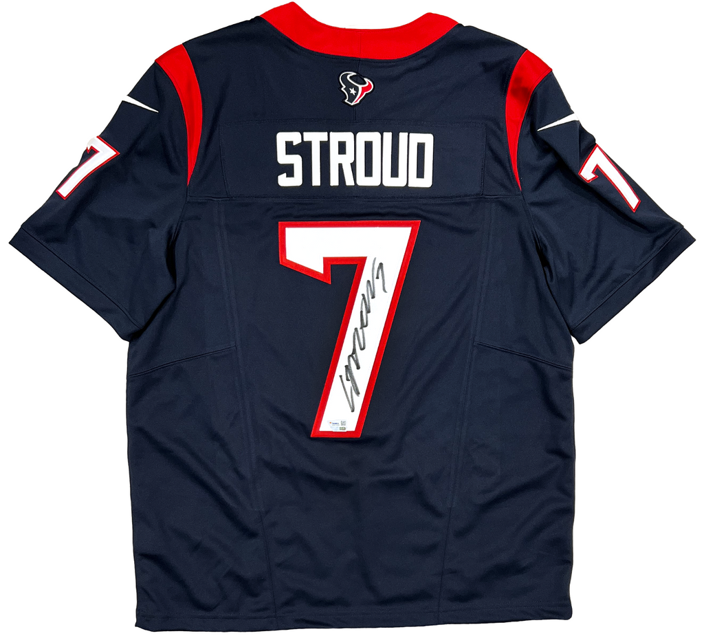 C.J. Stroud Houston Texans Signed Authentic Navy Nike Limited Jersey F Diamond Legends Online