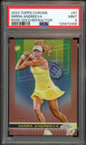 2024 Topps Chrome Tennis Rose Gold /20 Mirra Andreeva Rookie PSA 9 MINT0