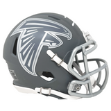 Bijan Robinson Atlanta Falcons Signed Riddell Slate Mini Helmet BAS Beckett