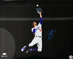 Mookie Betts Los Angeles Dodgers Signed Wall Catch Spotlight 16x20 Photo JSA