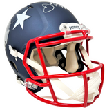 Julian Edelman Patriots Signed 3x SB Champ Insc Riddell AMP Authentic Helmet JSA