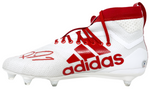 Patrick Mahomes Chiefs Signed White Adidas Game Model Team Issued Cleat BAS L