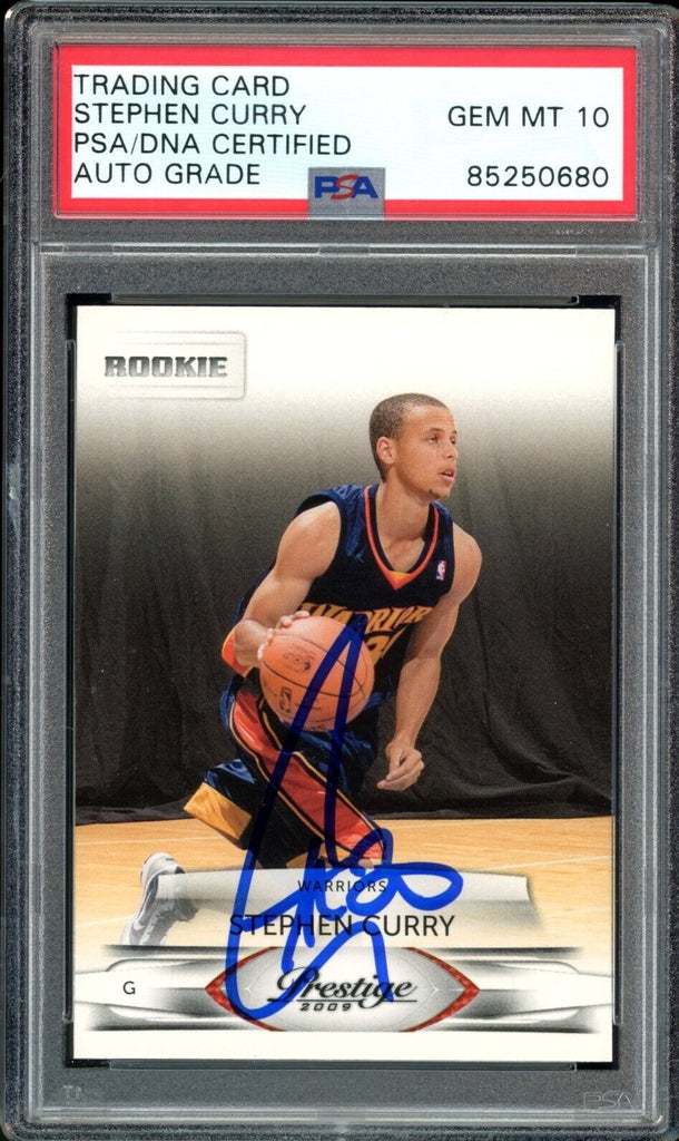 2009-10 Panini Prestige #157 Stephen Curry RC On Card PSA/DNA Auto GEM Diamond Legends Online 2009-10 Panini Prestige #157 Stephen Curry RC On Card PSA/DNA Auto GEM Diamond Legends Online