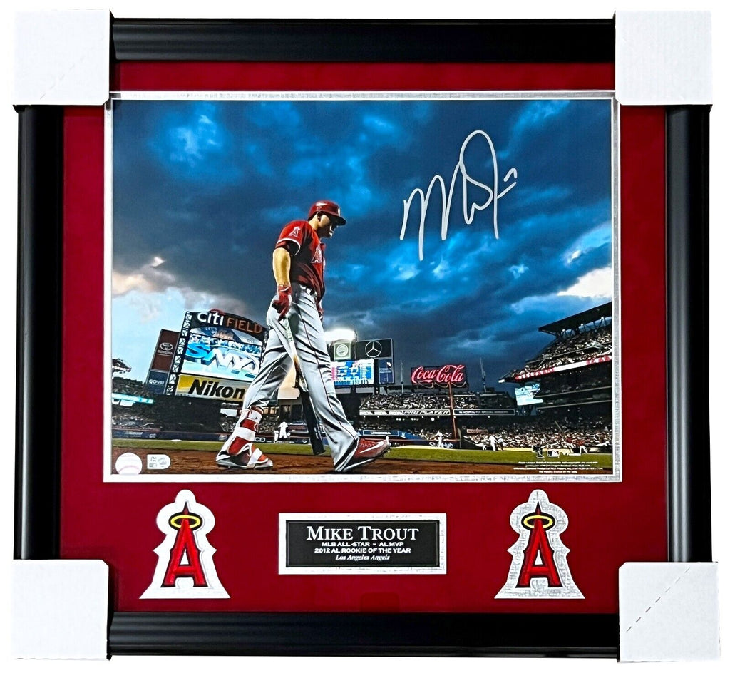Mike Trout Los Angeles Angels Signed Citi Field Stadium 16x20 MLB Auth –  Diamond Legends Online
