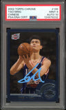 2002-03 Topps Chrome Chinese Yao Ming RC Rookie On Card PSA 9/10 Auto MINT0