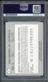 1988 Best San Bernardino Ken Griffey Jr. RC On Card PSA/DNA Auto GEM MINT 10