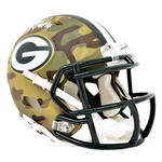 Jordan Love Green Bay Packers Signed Riddell Camo Mini Helmet BAS Beckett