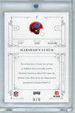 2008 National Treasures Marshawn Lynch Prime Jersey Patch Reebok Logo /91