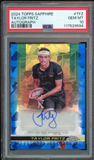 2024 Topps Chrome Sapphire Tennis #TFZ Taylor Fritz Auto PSA 10 GEM MINT0