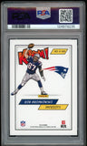 2018 Panini KABOOM! #RG Rob Gronkowski Patriots On Card PSA 9/10 Auto MINT1