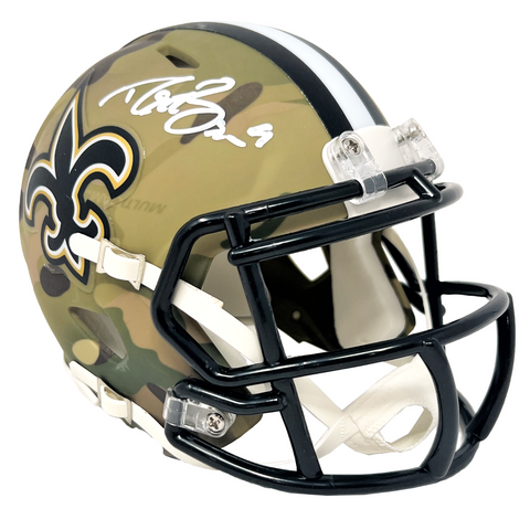 Drew Brees New Orleans Saints Signed Riddell Camo Mini Helmet BAS Beck –  Diamond Legends Online