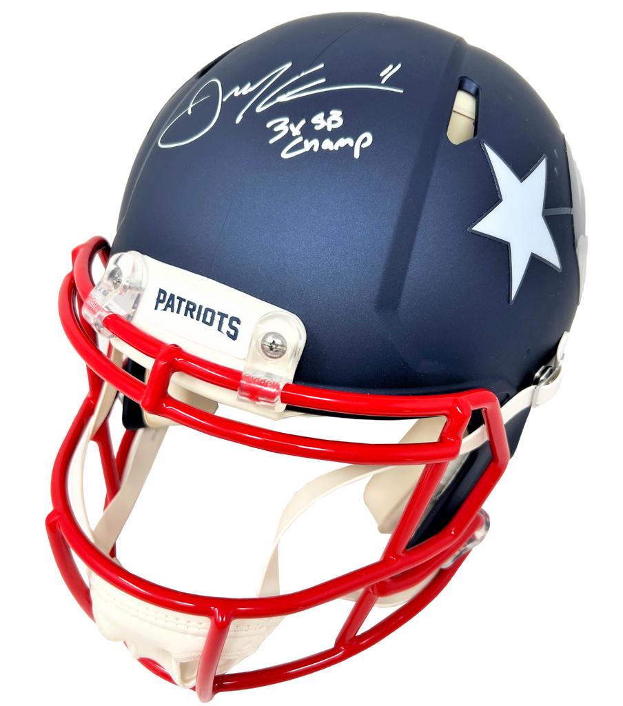 Julian Edelman Patriots Signed 3x SB Champ Insc Riddell AMP Authentic – Diamond Legends Online Julian Edelman Patriots Signed 3x SB Champ Insc Riddell AMP Authentic – Diamond Legends Online