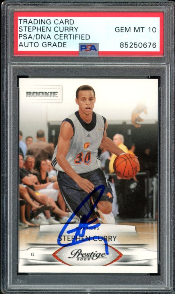 2009-10 Panini Prestige #207 Stephen Curry RC On Card PSA/DNA Auto GEM Diamond Legends Online 2009-10 Panini Prestige #207 Stephen Curry RC On Card PSA/DNA Auto GEM Diamond Legends Online