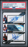 2008 Topps Triple Auto Dwight Howard/Shaquille O'Neal/David Robinson #d/9 PSA 9 0