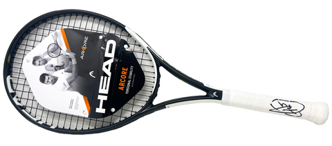 Novak Djokovic Signed HEAD Tennis Racquet ATP #1 Grand Slam Champion JSA LOA