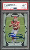 2017 Panini Prizm Silver #269 Patrick Mahomes RC Rookie PSA 9/10 Auto MINT