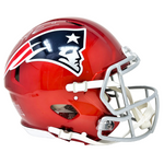 Julian Edelman New England Patriots Signed Riddell Flash Authentic Helmet JSA