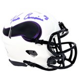 Kirk Cousins Minnesota Vikings Signed Riddell Lunar Mini Helmet BAS Beckett