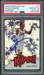 2020 Panini Crown Royale KABOOM! #17 Allen Iverson 10/10 Auto GEM MINT Pop 1