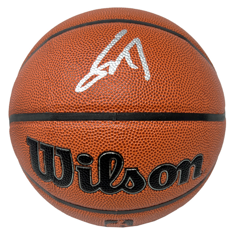 Yao Ming Houston Rockets Signed Wilson NBA Authentic Basketball BAS Beckett