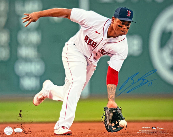 Autographed/Signed Rafael Devers Boston White Baseball Jersey JSA COA at  's Sports Collectibles Store