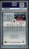 2005 UD Reflections Dual Fabric Red /50 #FR2MJ Michael Jordan PSA 9 MINT1