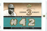 2008 Upper Deck UD Premier Legendary Remnants Jersey Relic Jackie Robinson /250