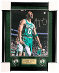 Jayson Tatum Celtics Signed Finals Scream 16x20 Matted & Framed Photo Fanatics