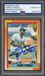 1990 Topps #414 Frank Thomas RC Rookie On Card PSA/DNA Auto GEM MINT 10