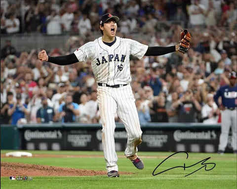 Shohei Ohtani Japan Signed 2023 World Baseball Classic 16x20 Fanatics & MLB