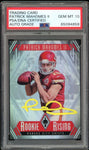 2017 Panini Phoenix Rookie Rising Patrick Mahomes RC PSA/DNA Auto GEM MINT 10