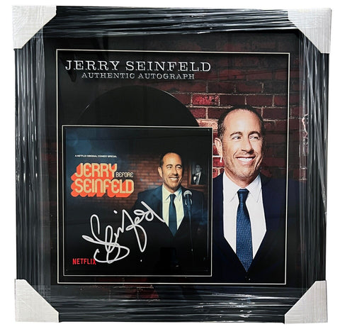 Jerry Seinfeld Signed Jerry Before Seinfeld Vinyl Album 3D Custom Framed JSA