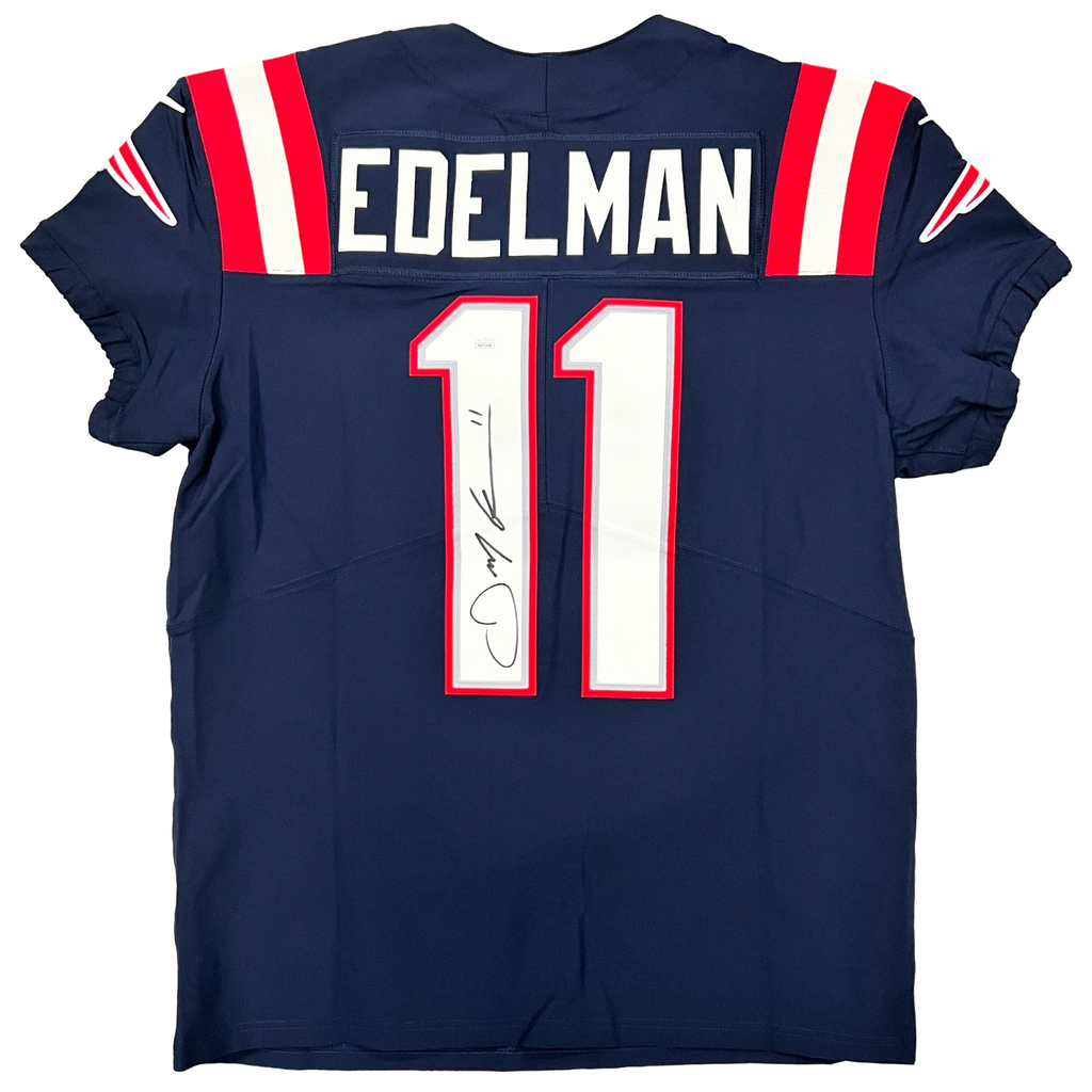 Julian Edelman New England Patriots Signed Authentic Navy Nike