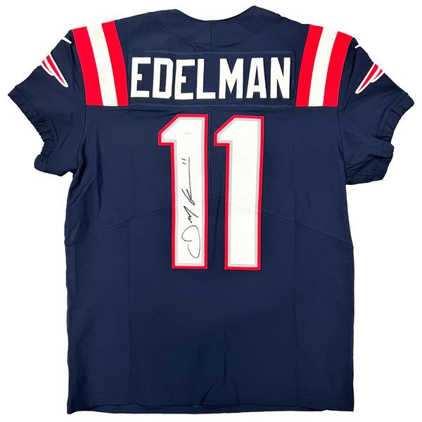 Julian Edelman Signed New England Patriots Nike NFL Elite On Field  Authentic Jersey (JSA Witness COA )