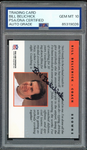 1991 Proline #115 Bill Belichick Patriots RC On Card PSA/DNA Auto GEM MINT 10