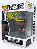 Mike Tyson Signed Funko Pop! Figure #01 Yellow Ink BAS Beckett